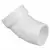 DWV-PVC 45 STREET ELBOW SPXS 4"