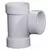 DWV-PVC SANITARY TEE SLIP 4"