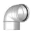 Sewer Elbow, 4"Gasketed x Spigot PVC G Series SDR-35 90 Degrees 1/4 Bend