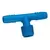 Blue PVC Twister Tee 1/2 in. Double Helix x Double Helix x MIPT | 3100-005