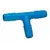 Blue PVC Twister Tee 3/8 in. Double Helix | 3101004