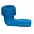 Blue PVC Twister Elbow 3/4 in. Double Helix x MIPT | 3300-007