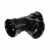 ADS Tee, Bell-End HDPE Watertight Dual Wall Injection Molded N-12, Black 6" | DFD661WT