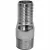 Adapter, 1"Insert x MNPT  Zinc-Plated Steel