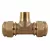 Tee, 1"CTS x CTS x MNPT Brass 74762Q Series