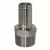 Adapter, 1" x 1-1/4"Insert x MNPT Stainless Steel with Hex