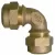 Elbow, 3/4"Type Q CTS Compression Brass 74761Q Series 90 Degrees 1/4 Bend
