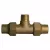 Tee, 1"Flare x Flare x MNPT Brass 74762 Series