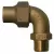 Elbow, 3/4"Flare x MNPT Brass 74779M Series 90 Degrees 1/4 Bend