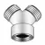 Hose Wye, 3/4"MHT x MHT x FHT Brass