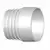 Pipe Adapter, 4"Corrugated Spigot x Solvent Sewer Hub PVC P Series SDR-35 Solvent Weld