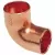 Elbow, 1" x 3/4"Solder Cup Copper 607R Series 90 Degrees Close Rough