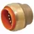 Tube Cap, 3/4"Push Brass P717 Series
