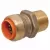 Adapter, 3/4"Push x Male Brass P704 Series