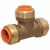 Tee, 1"Push Brass P711 Series