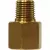 Adapter, 1/4"Female Flare x MIP Brass Straight
