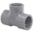 Sch. 80 Gray PVC Tee 3 in. x 3 in. x 1 in. Socket x Socket x Reducing FIPT | 802335
