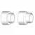 Adapter Coupling, 3" x 2"Solvent Sewer Hub x Solvent DWV Hub PVC P Series SDR-35 Solvent Weld