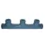 Action Machining Triple Manifold Tee, Buttress Threaded Schedule 80 PVC 1" | AFI18003