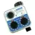Analog Timer, 4" x 4" x 2" Blue Plastic 3-Dial Hose Bib