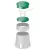 Valve Box, 10" Round Black Box Control Valve with Green Lid