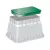Valve Box, 12" Rectangular Black Box Control Valve Standard T-Top with Green Lid