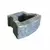 Retaining Wall, 16" x 12" x 6" Sterling Gray Curved Split Face PanoMur