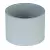 Coupling, 1" x 1.91"Slip Gray PVC Standard