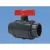 Ball Valve, 1"FNPT PVC 150 psi Type 27 Series 1-Piece