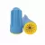 Wire Connector, 30 V 10 A 20-14 AWG Stranded 18 AWG Solid Copper/Copper Blue/Yellow 200/Pack Corrosion-Resistant Low Voltage