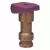 Quick Coupling Valve, 1"FNPT Red Brass 150 psi QCV Series 1-Piece