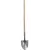 Point Shovel, 0.06" Steel Blade Wood Handle Round Light-Duty