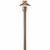 FX Luminaire Path Light, 1.6 W Ceramic G4 2700K LED Midgrade Brass | CPL7LED20W18RAB