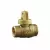 Ball Valve Curb Stop, 3/4"FPT Lead-Free Cast Brass 300 psi 202NL Series
