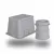 Meter Box Body, 10" x 15" Rectangular Gray FL09