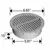Grate, 6" Round Green Drop-In