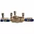 Valve Assembly, 1" FNPT Bronze Lead-Free Cast Copper Silicon Alloy 175 psi LF850-QT DC Series Small Diameter Double Check