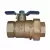 Ball Valve, 3/4"Threaded Lead-Free Cast Copper Silicon Alloy 600 psi LF622UF Series Union End Non Tapped