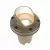 Well Light, 2 W 2700K Integrated LED Powder Coated Bronze Metallic Die-Cast Aluminum/Brass with Cowling Faceplate Zoning