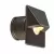 Wall Light, 2 W 2700K/4500K/5200K Integrated LED Powder Coated Bronze Metallic Die-Cast Brass Petit Oeil Series Square Zoning