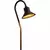 Path Light, Integrated LED Powder Coated Bronze Metallic Machined Brass Zoning/Color Changing