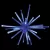 A LED 3D Meteor Burst, 20" Blue Steel Frame Low Voltage Combo