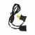 Jumper Cord, 6' Black with Fused Base Plug