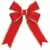 Decorative Bow, 36" Red Velvet with Gold Trim | BW-RGD-36