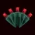 LED Balled Light Set, 26' Red Commercial Grade | LED-5MMB-50-RD