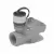 Angle Valve, 1" Gray Epoxy Coated Glass Reinforced Nylon 150 psi 61 Series Automatic