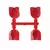 Rotary Nozzle, 25' Plastic Red For PGP® Ultra and I-20 Rotor