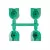Hunter PGP Ultra I-20 MPR-30 Light Green Nozzle Set 30' 90 - 360 Degrees Adjustable Light Green | MPR30