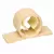 Pipe Clamp, 1/2" CTS White Plastic 2-Hole