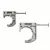 Half Clamp, 1" CTS Gray Plastic Round with Preloaded Nail